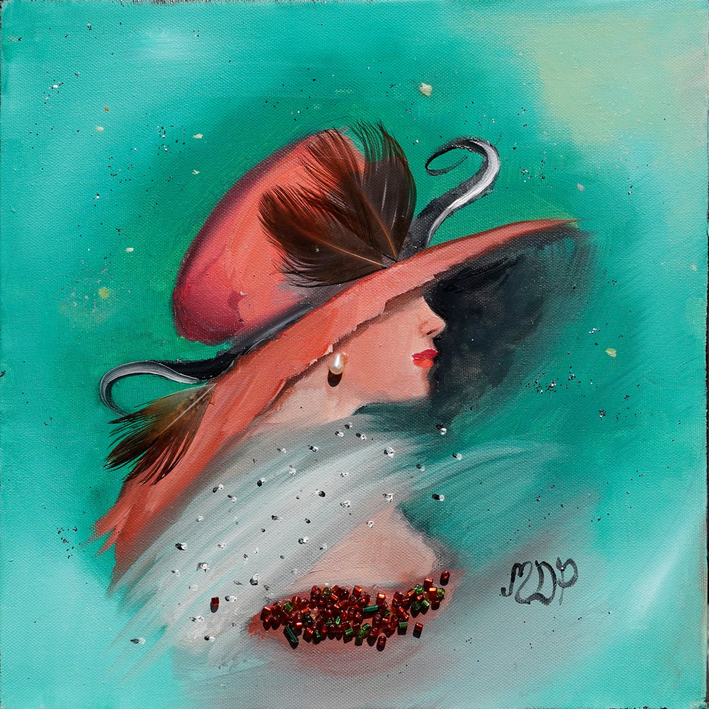 Immagine di Esmeralda serie Divine stampa ritoccata Mariolina De Palma Pittrice