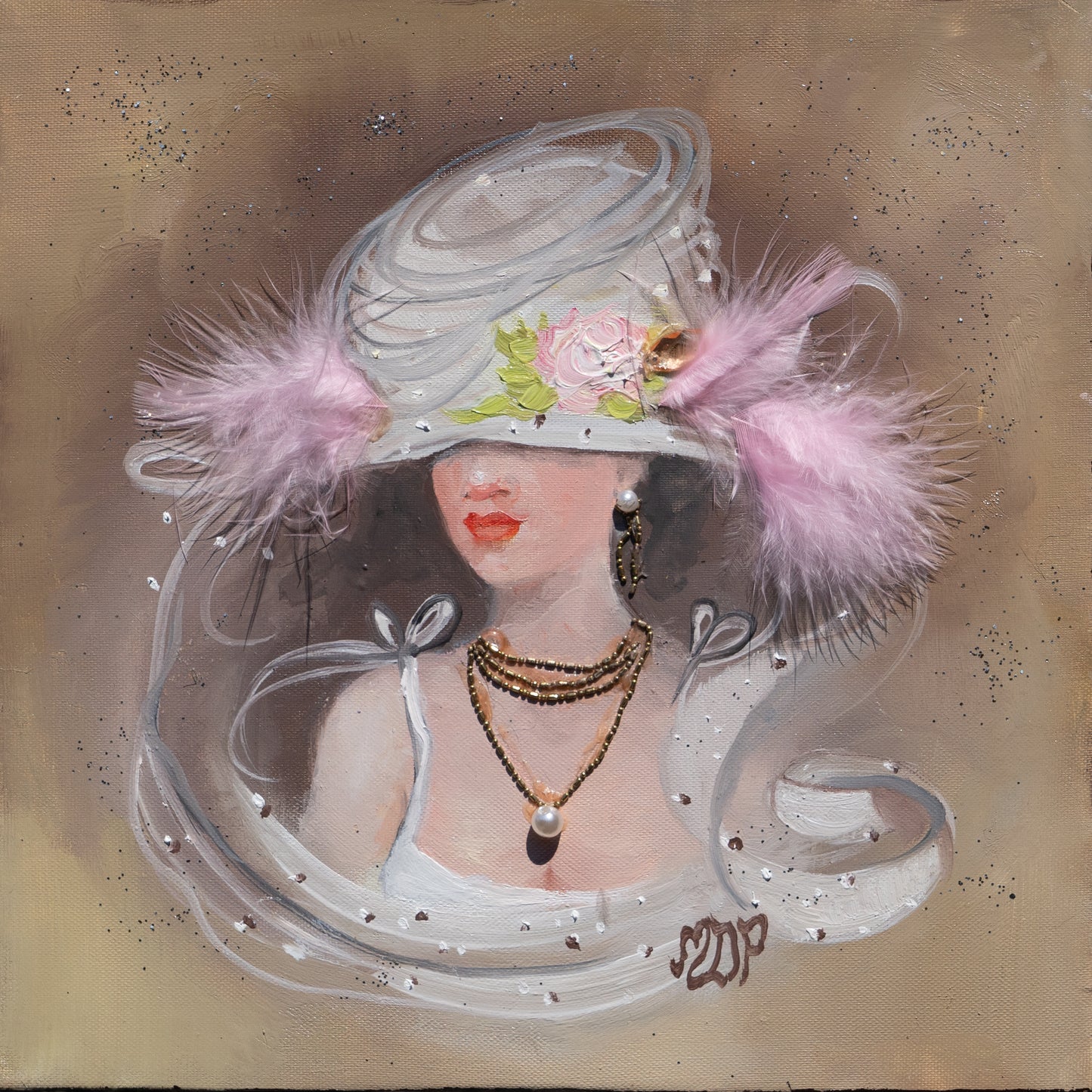 Immagine di Perla serie Divine stampa ritoccata Mariolina De Palma Pittrice