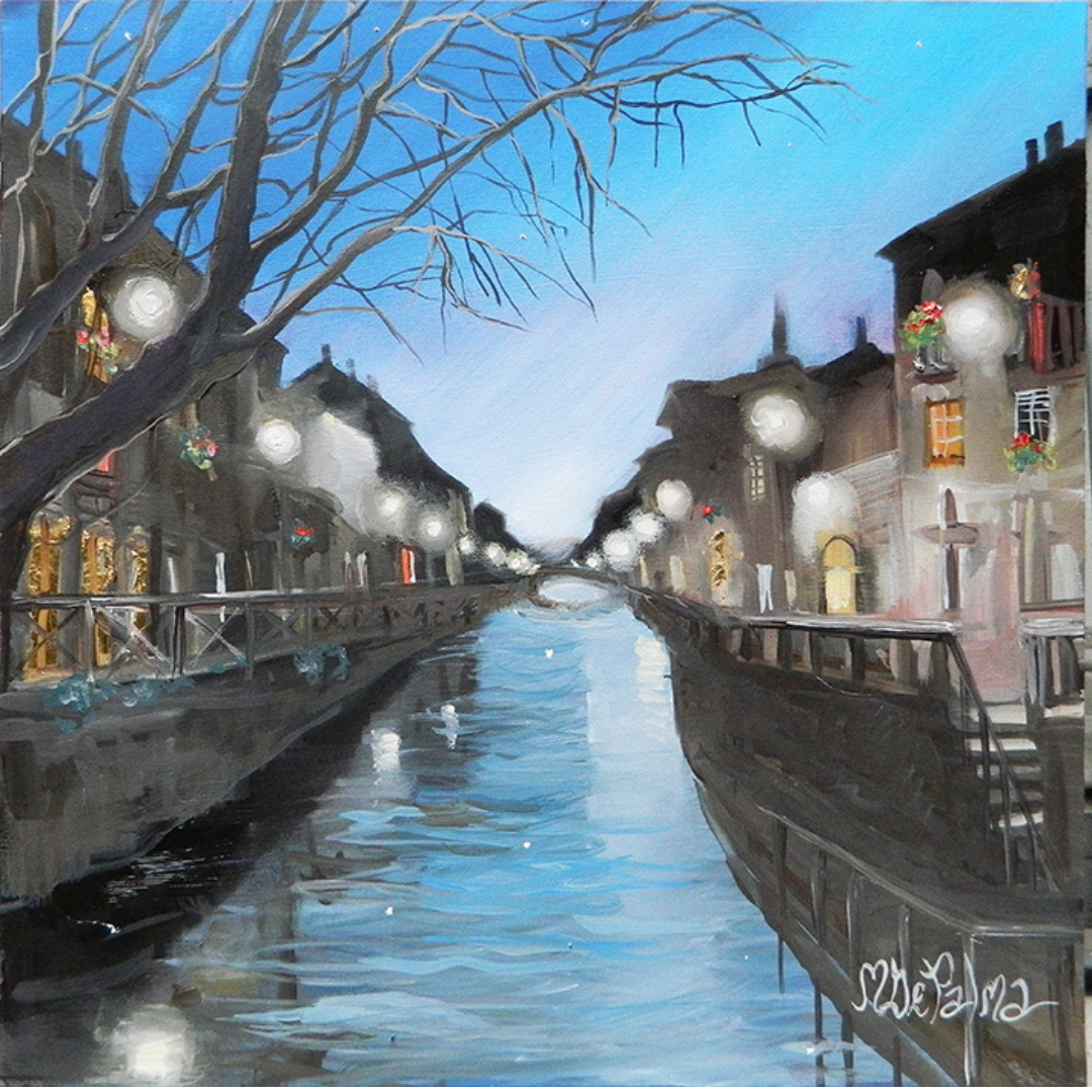 NAVIGLIO DI SERA