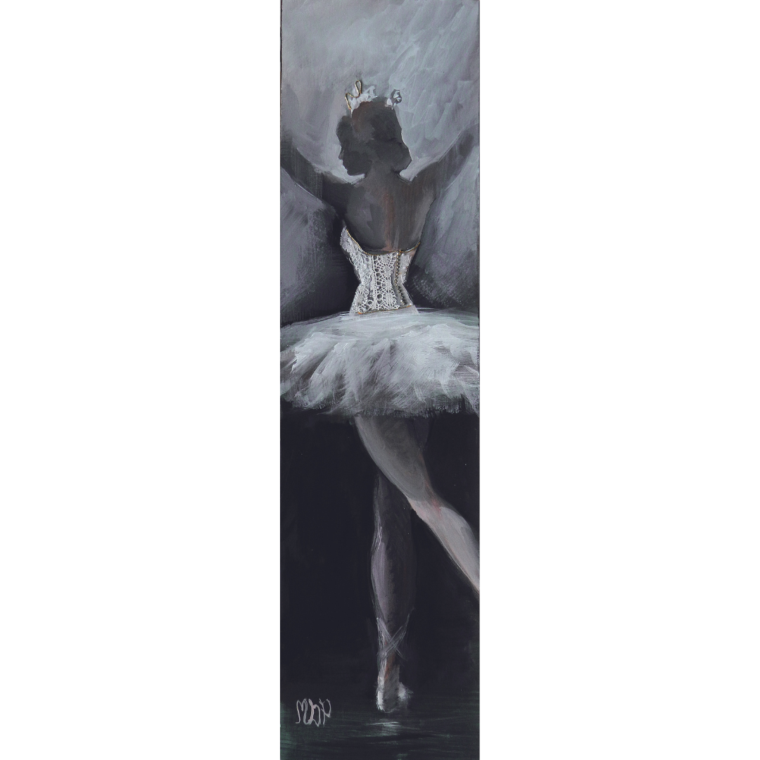 Immagine di Olga serie Ballerine stampa ritoccata Mariolina De Palma Pittrice
