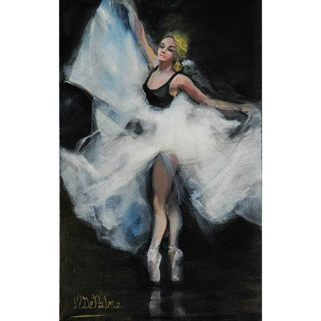 Immagine di Sonia serie Ballerine stampa ritoccata Mariolina De Palma Pittrice